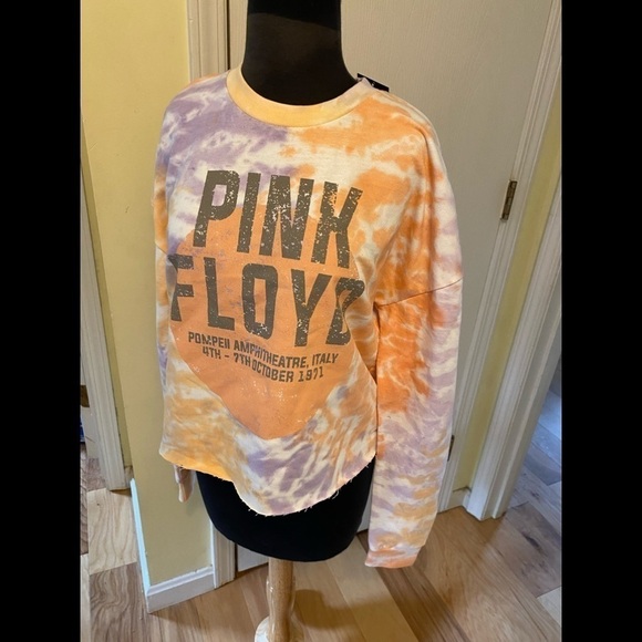 Pink Floyd live at the amphitheater Pompeii cropped sweatshirt small. NWT - Picture 1 of 5